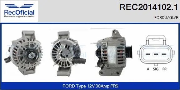 Alternator (REC2014102.1)