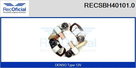 Holder, carbon brushes (RECSBH40101.0)