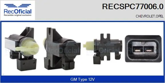 Pressure Converter, exhaust control (RECSPC77006.0)