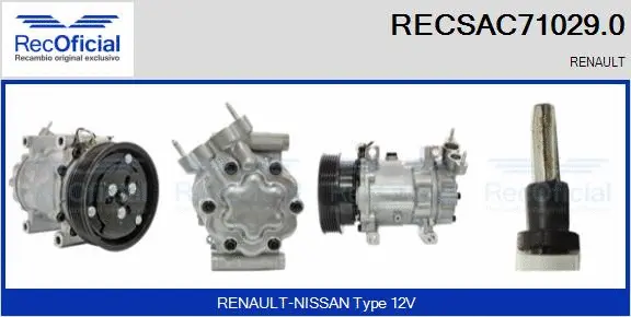 Compressor, air conditioning (RECSAC71029.0)