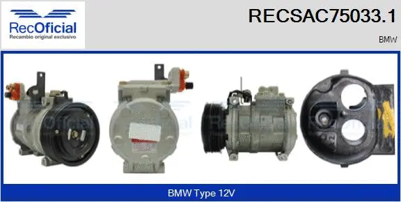 Compressor, air conditioning (RECSAC75033.1)