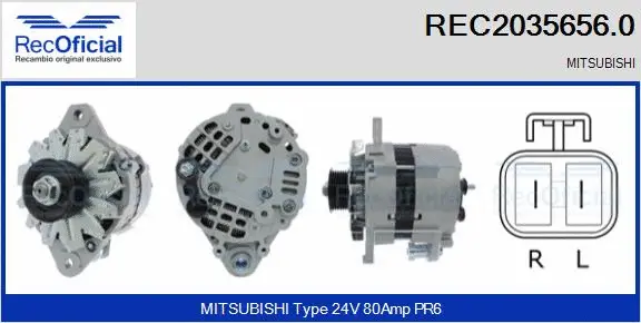 Alternator (REC2035656.0)