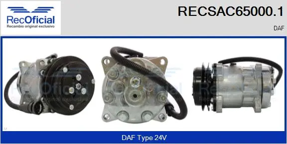 Compressor, air conditioning (RECSAC65000.1)