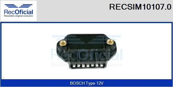 Switch Unit, ignition system (RECSIM10107.0)