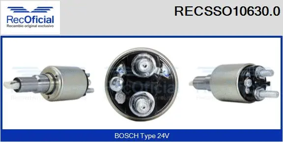 Solenoid Switch, starter (RECSSO10630.0)