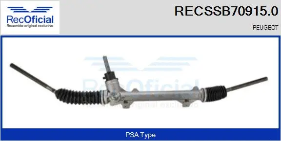 Steering Gear (RECSSB70915.0)