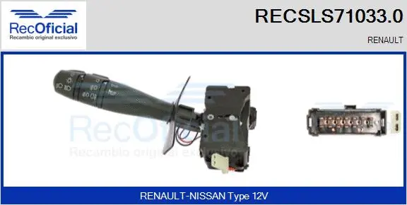 Steering Column Switch (RECSLS71033.0)