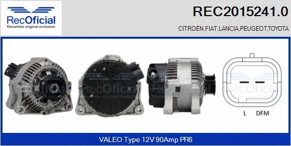 Alternator (REC2015241.0)