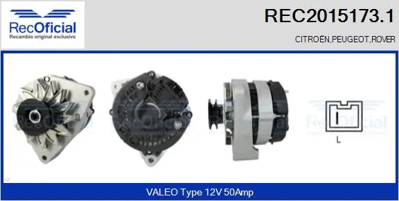 Alternator (REC2015173.1)