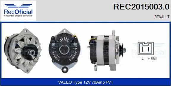 Alternator (REC2015003.0)