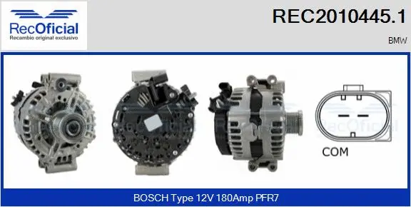 Alternator (REC2010445.1)