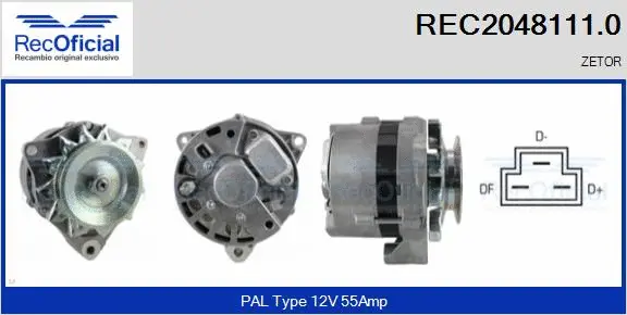 Alternator (REC2048111.0)