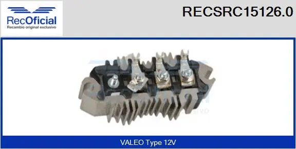 Rectifier, alternator (RECSRC15126.0)