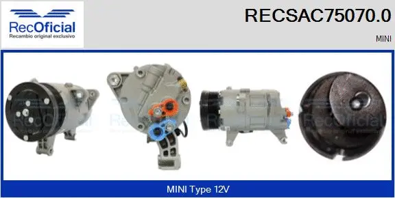 Compressor, air conditioning (RECSAC75070.0)