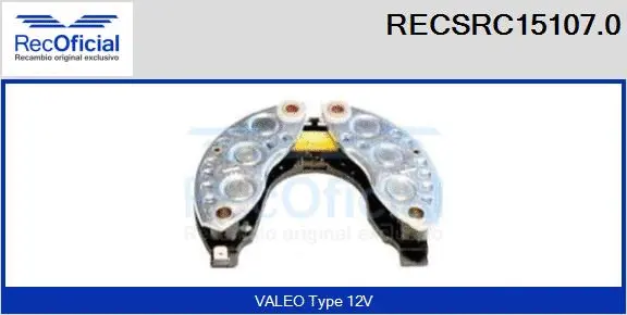 Rectifier, alternator (RECSRC15107.0)