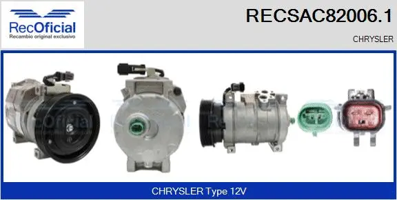 Compressor, air conditioning (RECSAC82006.1)