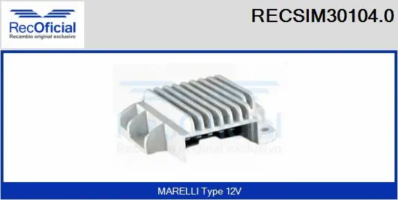 Switch Unit, ignition system (RECSIM30104.0)