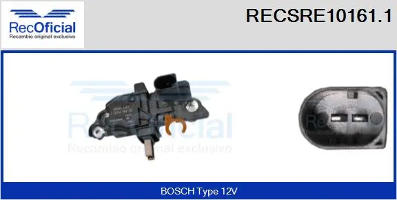 Alternator Regulator (RECSRE10161.1)