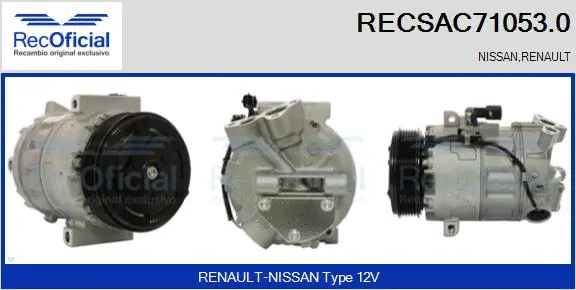 Compressor, air conditioning (RECSAC71053.0)