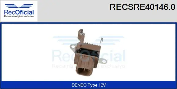 Alternator Regulator (RECSRE40146.0)