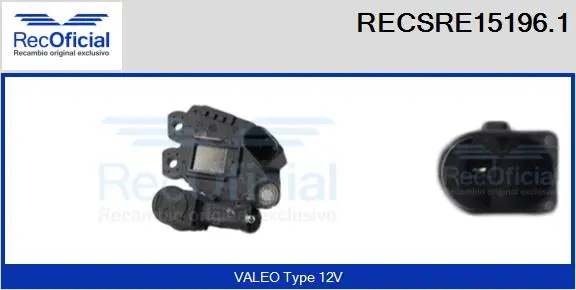 Alternator Regulator (RECSRE15196.1)