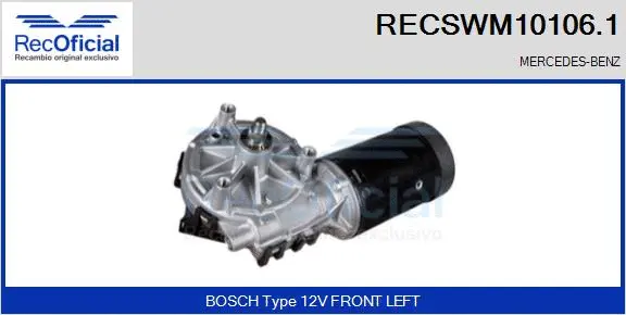 Wiper Motor (RECSWM10106.1)