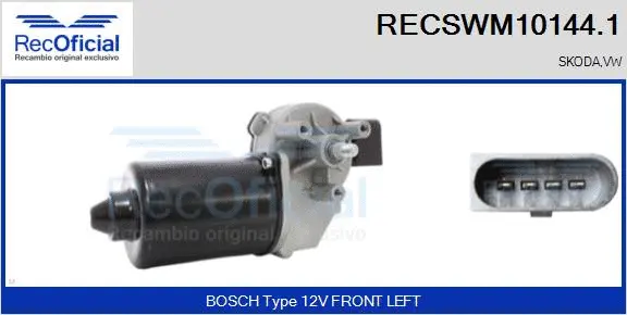 Wiper Motor (RECSWM10144.1)
