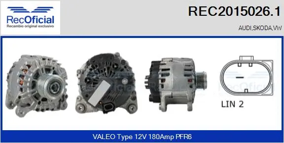 Alternator (REC2015026.1)