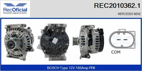 Alternator (REC2010362.1)