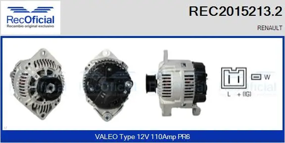 Alternator (REC2015213.2)