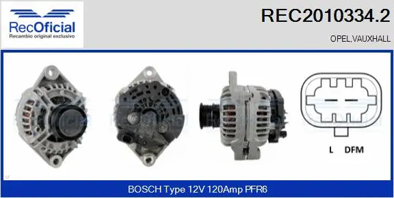 Alternator (REC2010334.2)