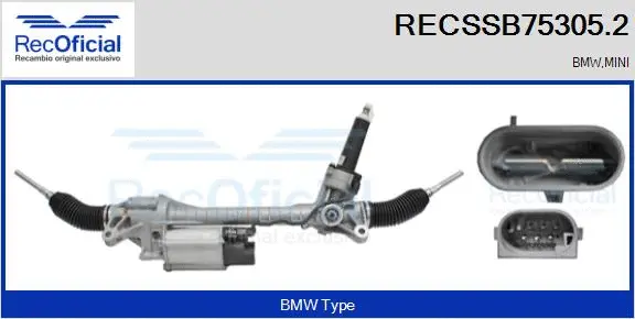 Steering Gear (RECSSB75305.2)