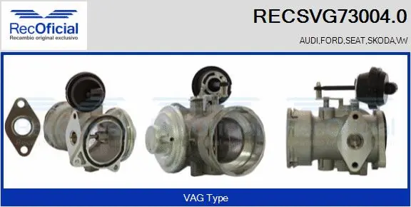 EGR Valve (RECSVG73004.0)