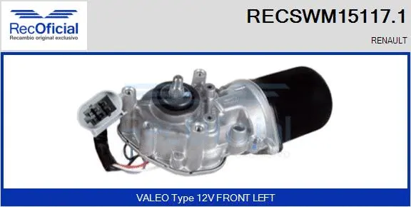 Wiper Motor (RECSWM15117.1)