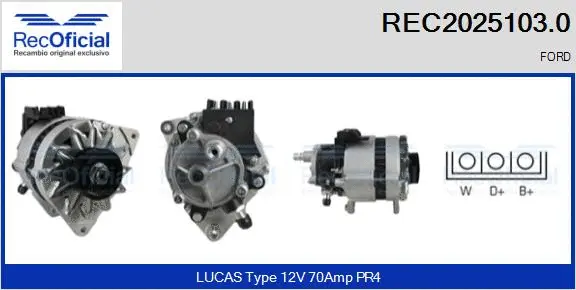 Alternator (REC2025103.0)