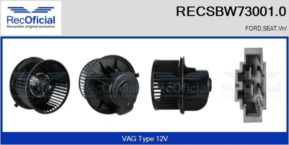 Interior Blower (RECSBW73001.0)