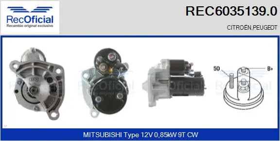 Starter (REC6035139.0)