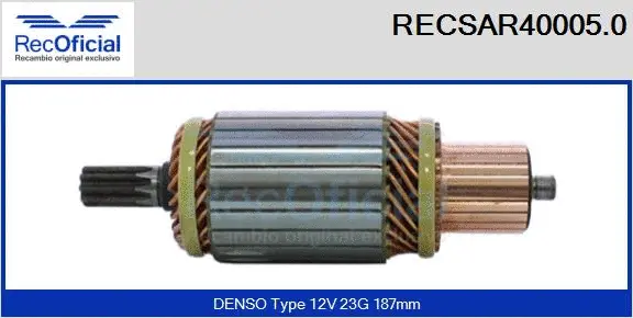Armature, starter (RECSAR40005.0)