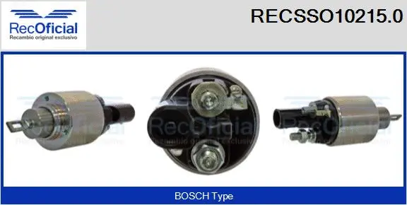 Solenoid Switch, starter (RECSSO10215.0)