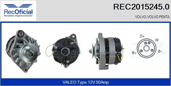 Alternator (REC2015245.0)