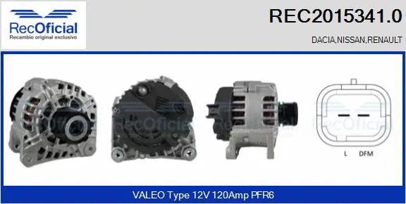 Alternator (REC2015341.0)