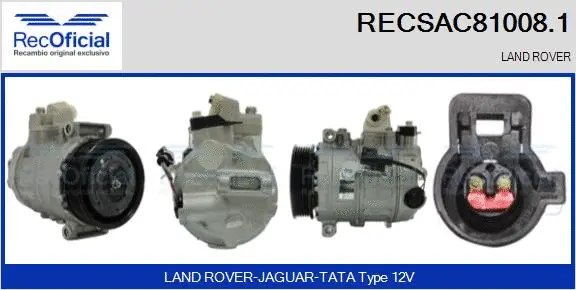 Compressor, air conditioning (RECSAC81008.1)