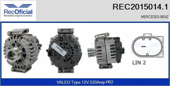 Alternator (REC2015014.1)