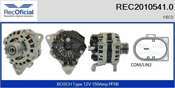 Alternator (REC2010541.0)