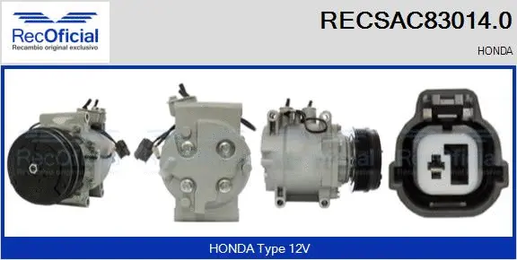 Compressor, air conditioning (RECSAC83014.0)