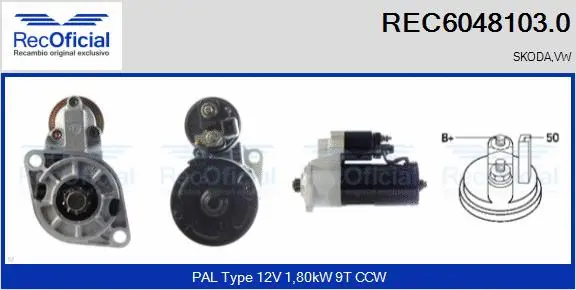 Starter (REC6048103.0)