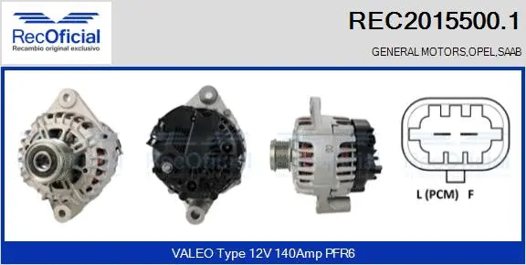 Alternator (REC2015500.1)