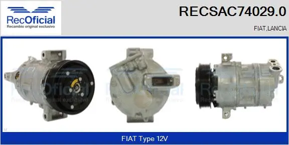 Compressor, air conditioning (RECSAC74029.0)