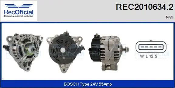 Alternator (REC2010634.2)