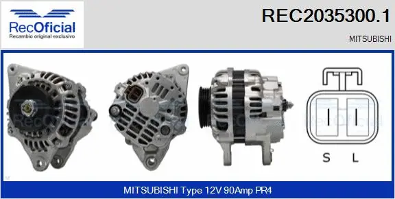 Alternator (REC2035300.1)